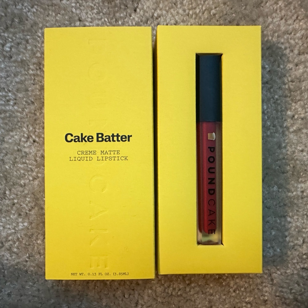 Cake Batter Brand New Crème Matte Liquid Lipstick in Raspberry